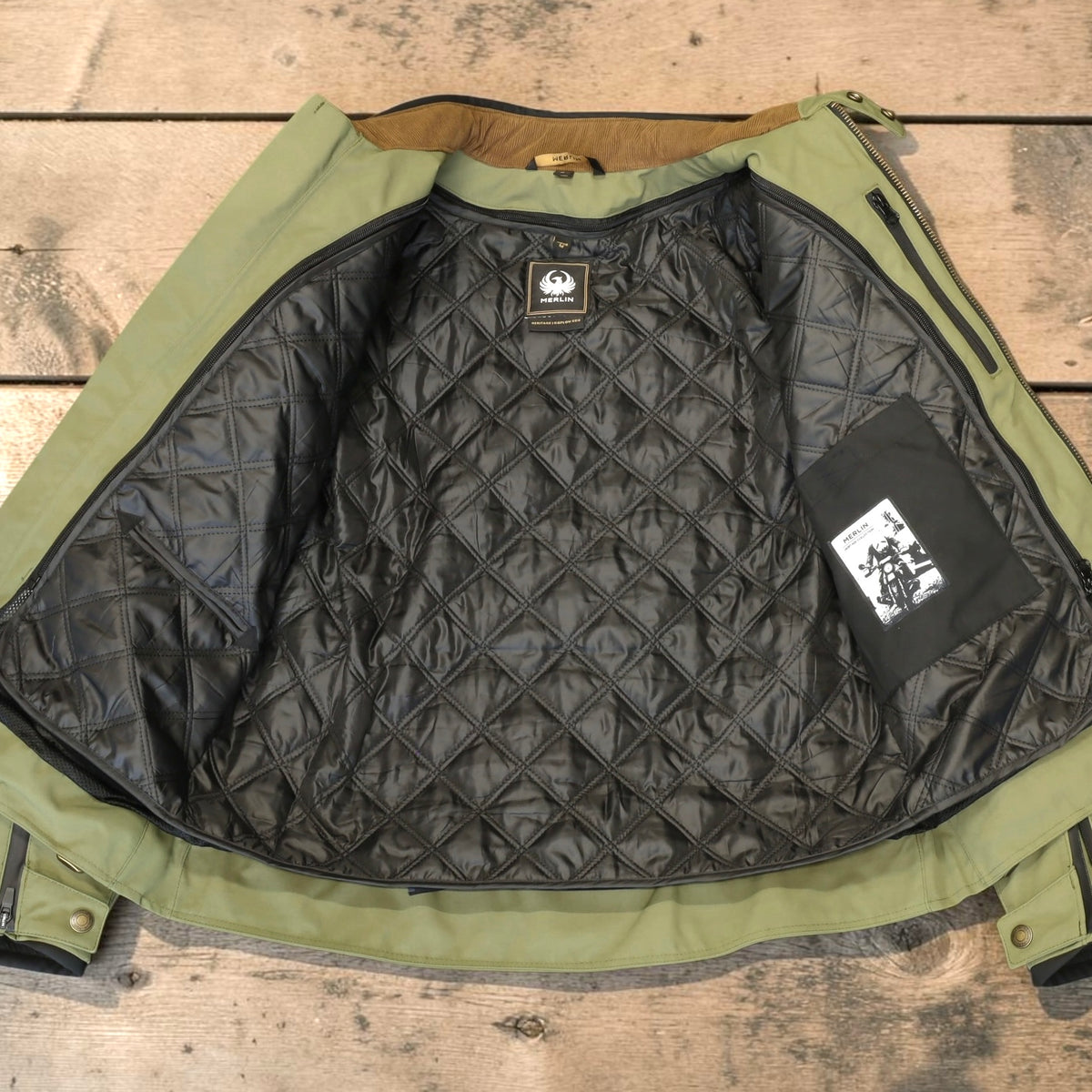 MERLIN マーリン 防水 エコラミネートジャケット "COPLOW ECO LAMINATED D3O JACKET" 【グリーン】