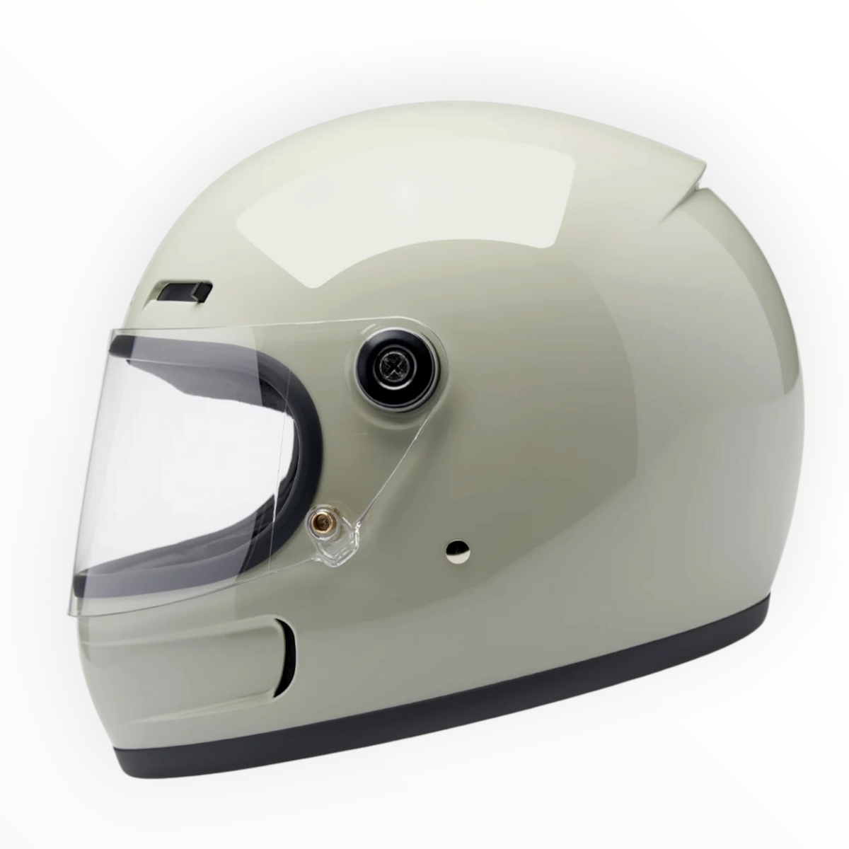 Biltwell ビルトウェル "GRINGO SV" フルフェイスヘルメット Gloss Chalk Grey【装飾品】