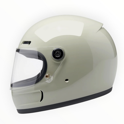 Biltwell ビルトウェル "GRINGO SV" フルフェイスヘルメット Gloss Chalk Grey【装飾品】