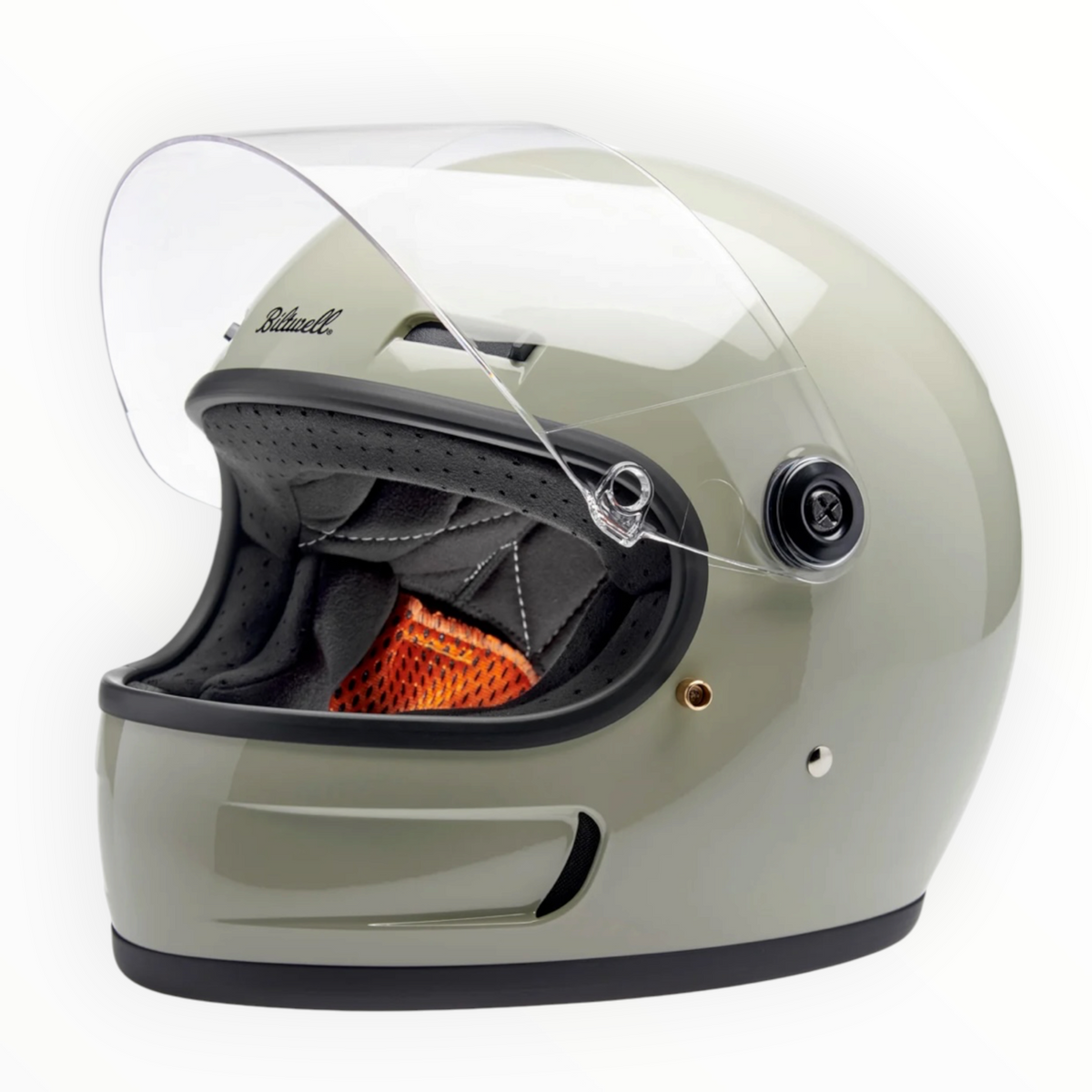 Biltwell ビルトウェル "GRINGO SV" フルフェイスヘルメット Gloss Chalk Grey【装飾品】