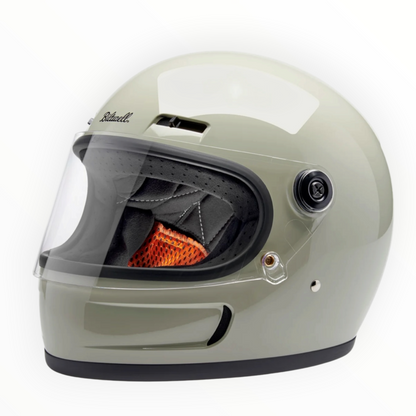 Biltwell ビルトウェル "GRINGO SV" フルフェイスヘルメット Gloss Chalk Grey【装飾品】