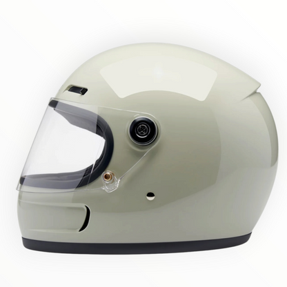 Biltwell ビルトウェル "GRINGO SV" フルフェイスヘルメット Gloss Chalk Grey【装飾品】