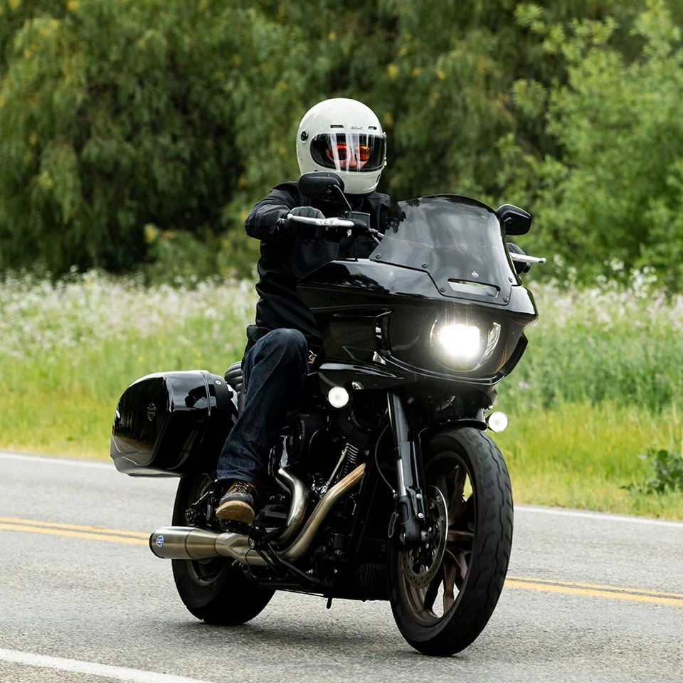 Biltwell ビルトウェル "GRINGO SV" フルフェイスヘルメット Gloss Chalk Grey【装飾品】