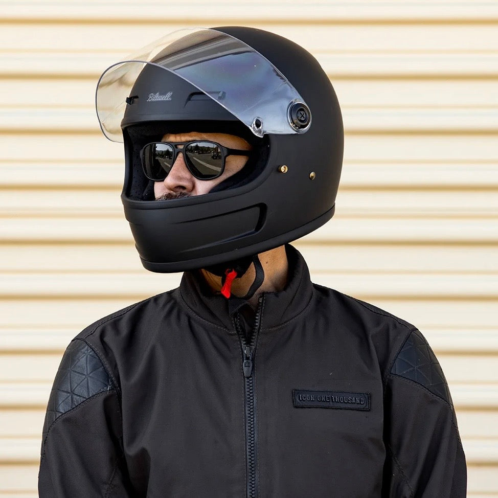 Biltwell ビルトウェル "GRINGO SV" フルフェイスヘルメット Flat Black【装飾品】