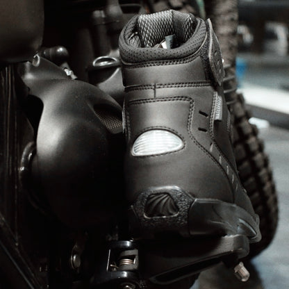 完全防水 レザーショートブーツ  ”Street Waterproof Boot” 【ブラック】