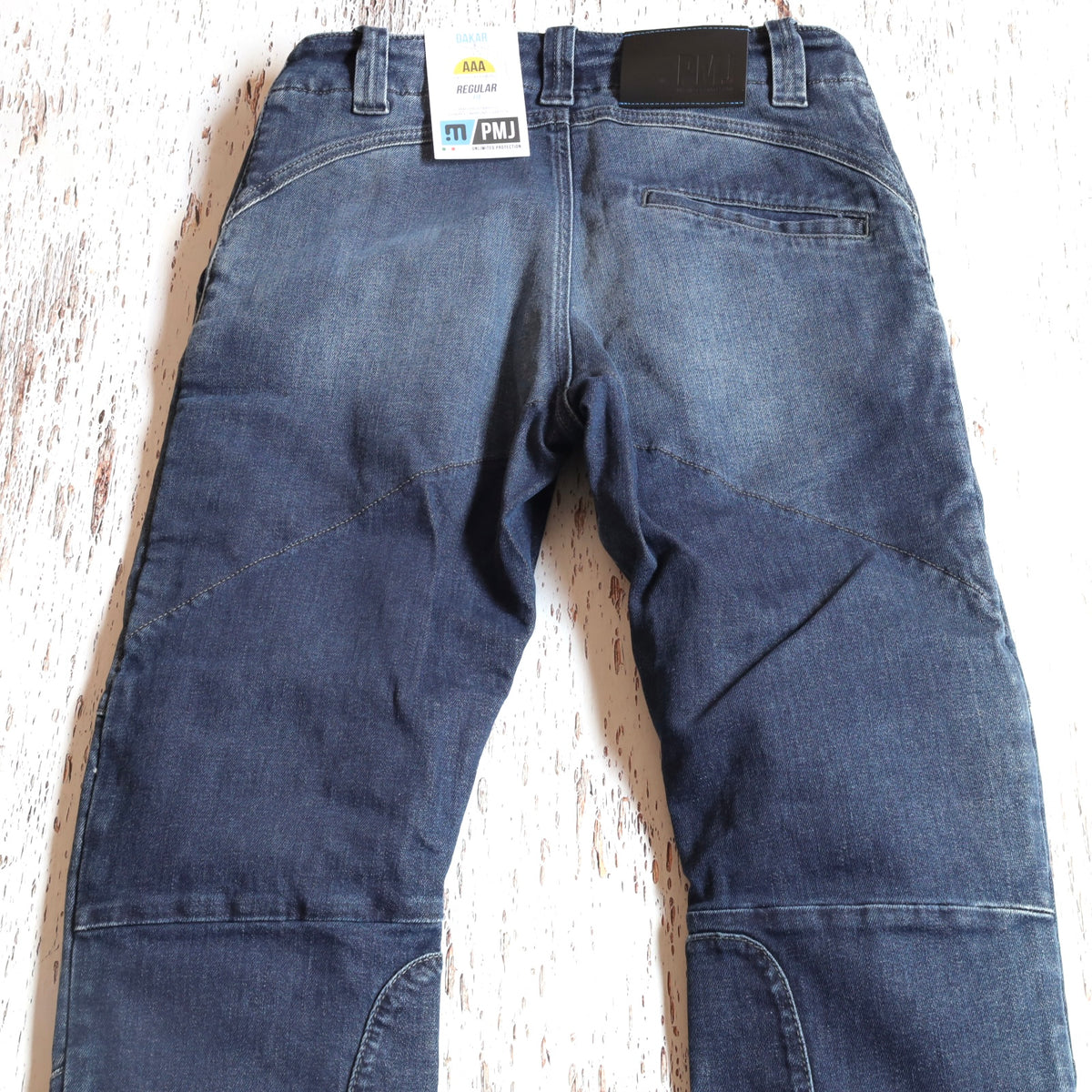 PMJ DAKAR （ダカール）ライディングデニムパンツ ミッドブルー