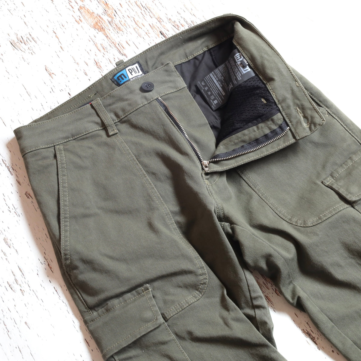 PMJ AVIATOR （アビエーター）ライディングカーゴパンツ アーミーグリーン