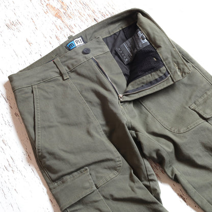PMJ AVIATOR （アビエーター）ライディングカーゴパンツ アーミーグリーン