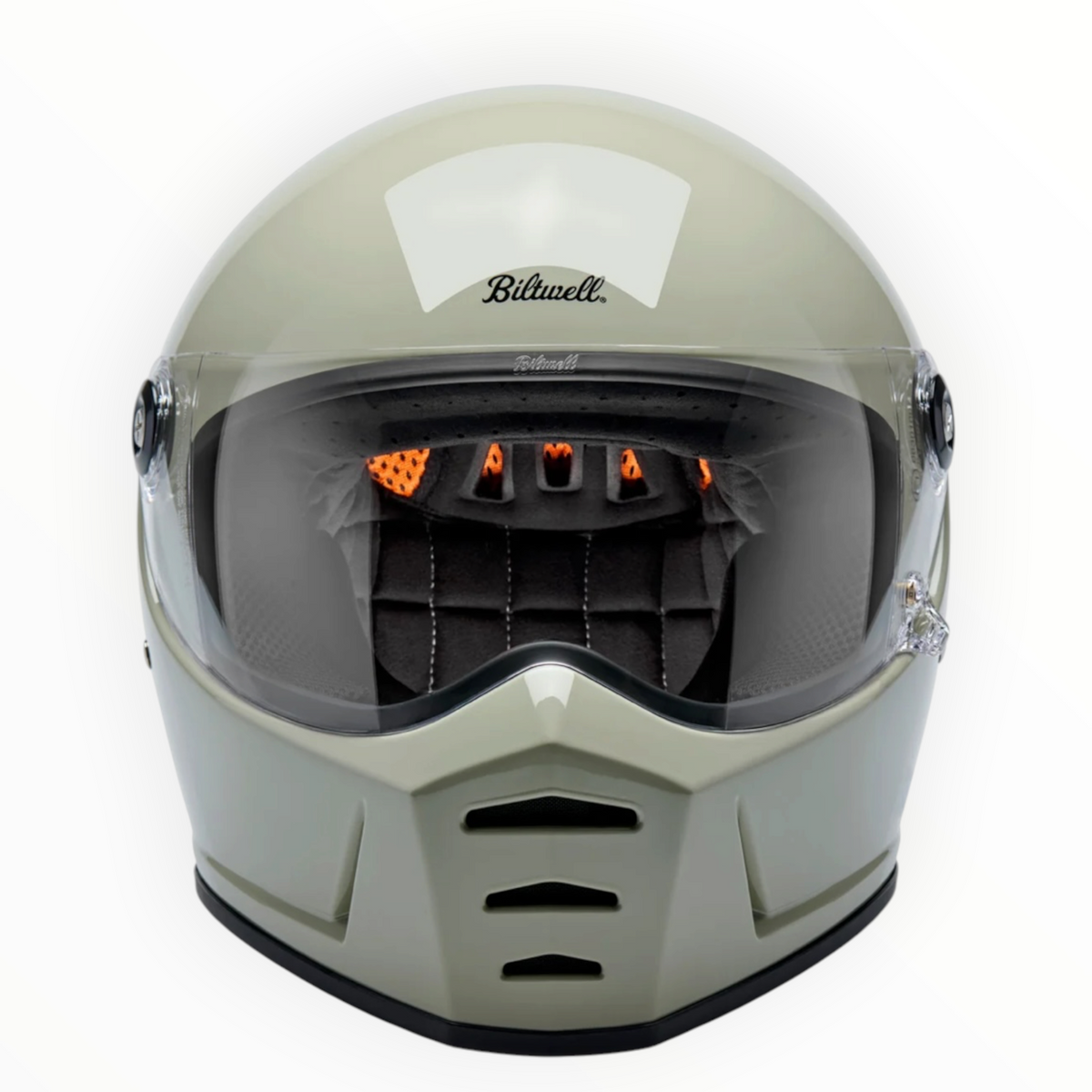 Biltwell ビルトウェル "Lane Splitter" フルフェイスヘルメット  Gloss Chalk【装飾品】