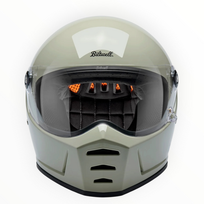 Biltwell ビルトウェル "Lane Splitter" フルフェイスヘルメット  Gloss Chalk【装飾品】