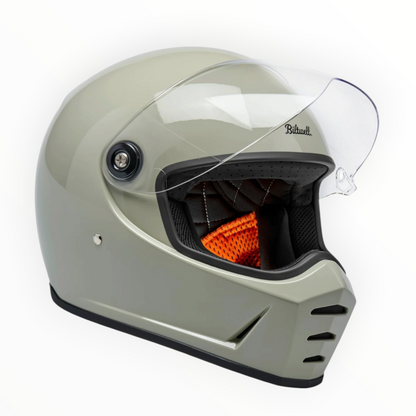 Biltwell ビルトウェル "Lane Splitter" フルフェイスヘルメット  Gloss Chalk【装飾品】