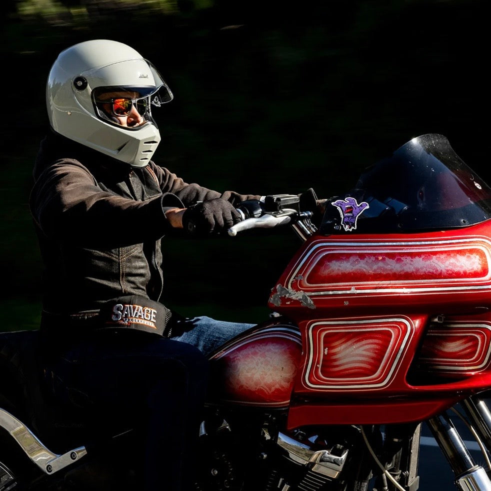 Biltwell ビルトウェル "Lane Splitter" フルフェイスヘルメット  Gloss Chalk【装飾品】
