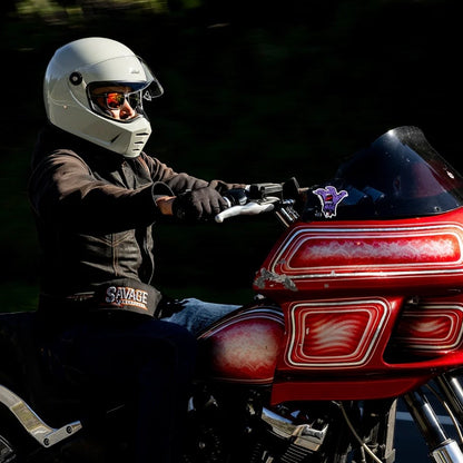 Biltwell ビルトウェル "Lane Splitter" フルフェイスヘルメット  Gloss Chalk【装飾品】