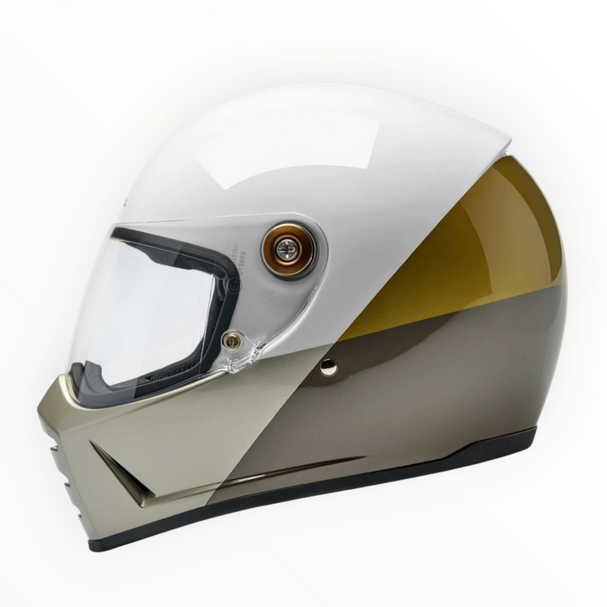 Biltwell ビルトウェル "Lane Splitter" フルフェイスヘルメット Intersection Gold Silver Bronze【装飾品】