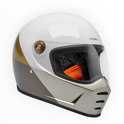 Biltwell ビルトウェル "Lane Splitter" フルフェイスヘルメット Intersection Gold Silver Bronze【装飾品】