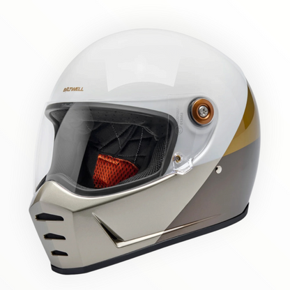 Biltwell ビルトウェル "Lane Splitter" フルフェイスヘルメット Intersection Gold Silver Bronze【装飾品】