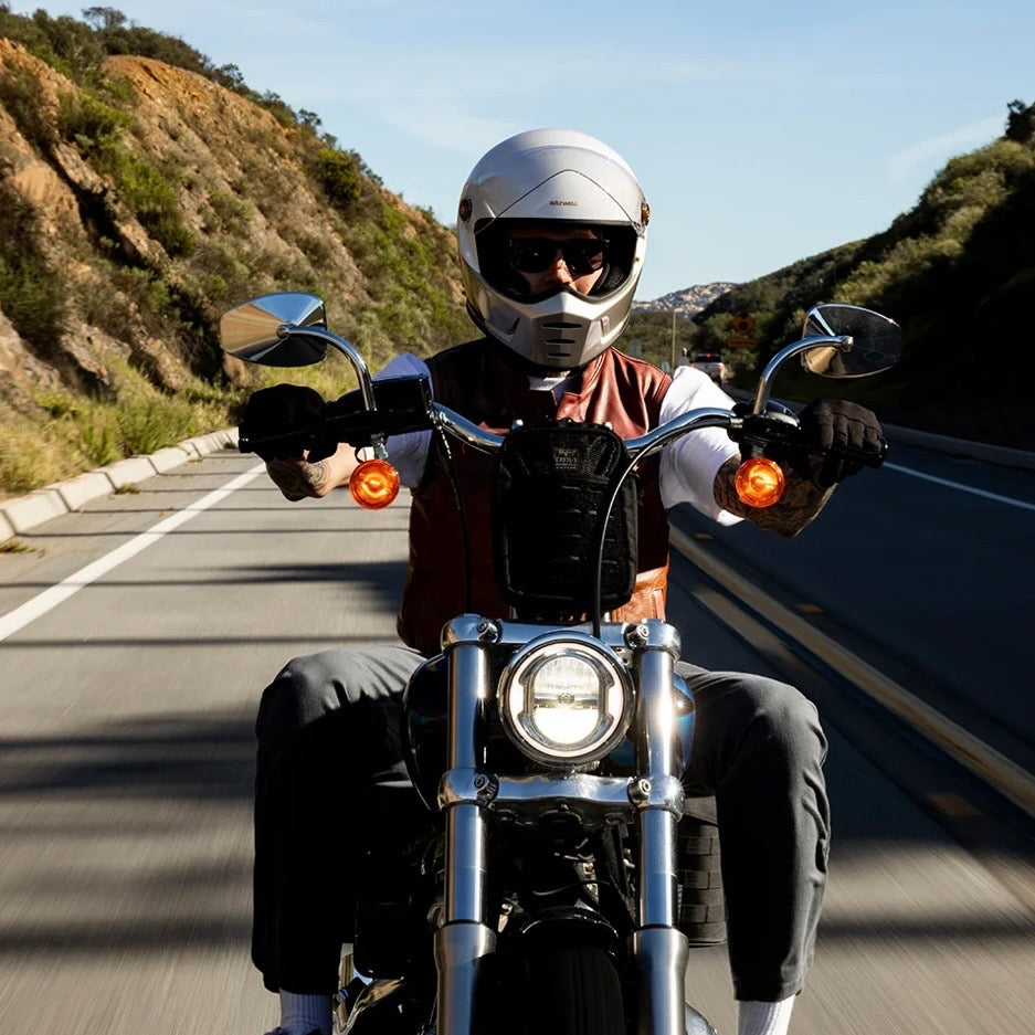 Biltwell ビルトウェル "Lane Splitter" フルフェイスヘルメット Intersection Gold Silver Bronze【装飾品】