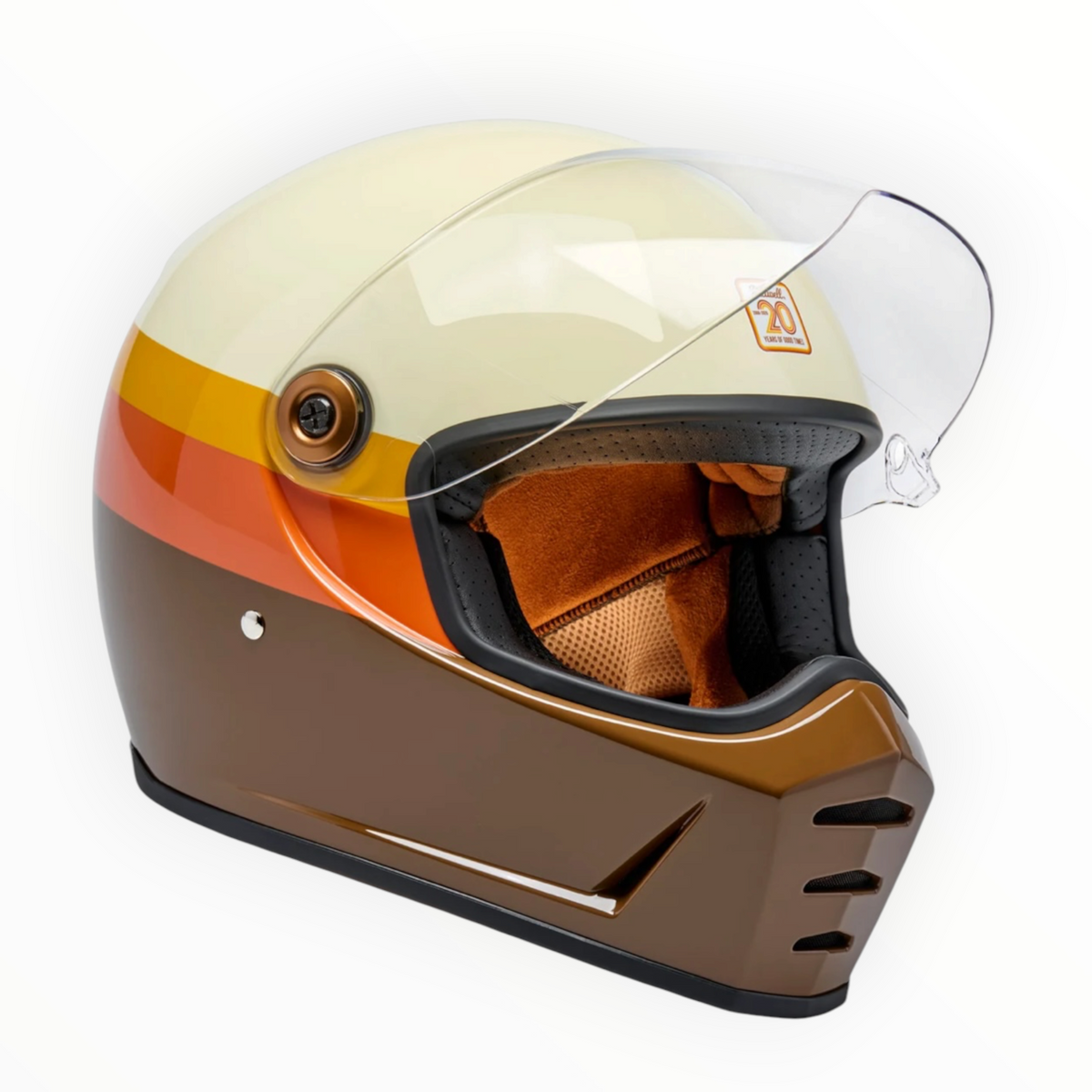 Biltwell ビルトウェル "Lane Splitter" フルフェイスヘルメット  20th Anniversary【装飾品】