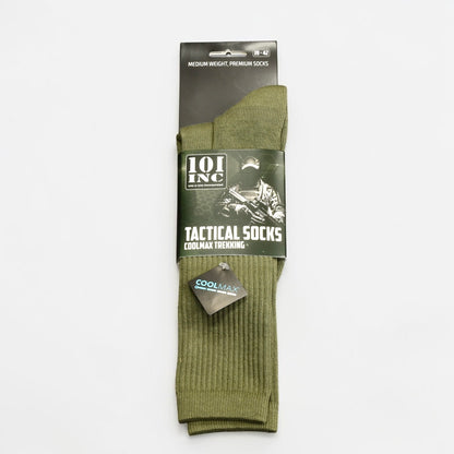夏用ソックス Coolmax使用 軍モノ "TACTICAL SOCKS" 【グリーン】