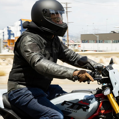 Biltwell ビルトウェル "Lane Splitter" フルフェイスヘルメット Flat Black【装飾品】