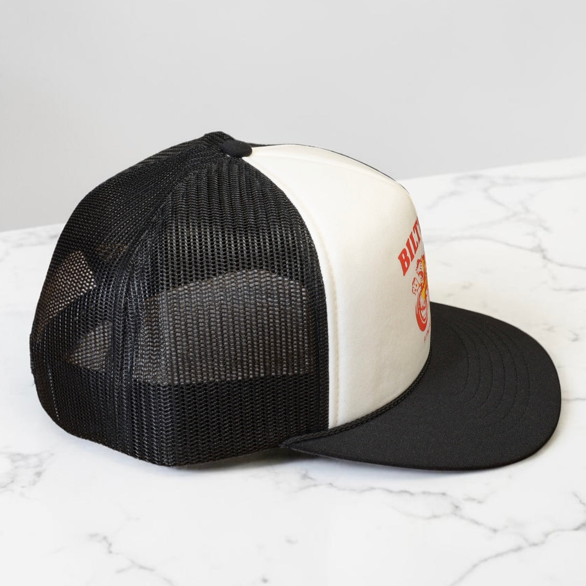 Biltwell ビルトウェル メッシュキャップ "Tiger Trucker Hat" 【ブラック/ホワイト】
