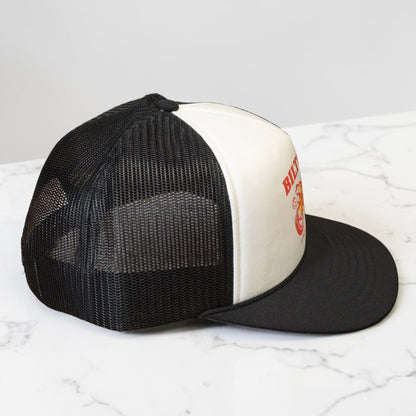 Biltwell ビルトウェル メッシュキャップ "Tiger Trucker Hat" 【ブラック/ホワイト】