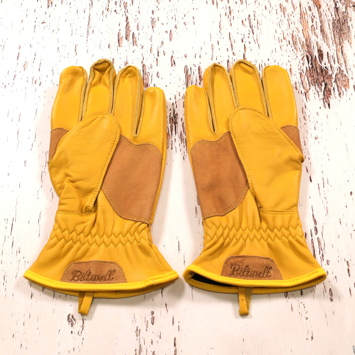 Biltwell ビルトウェル レザーグローブ "Work Gloves 2.0"【ゴールド】