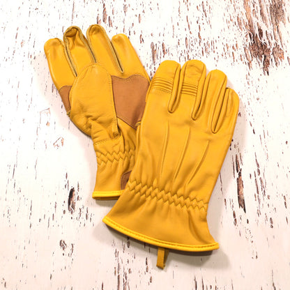 Biltwell ビルトウェル レザーグローブ "Work Gloves 2.0"【ゴールド】