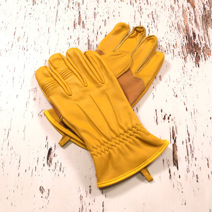 Biltwell ビルトウェル レザーグローブ "Work Gloves 2.0"【ゴールド】