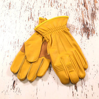 Biltwell ビルトウェル レザーグローブ "Work Gloves 2.0"【ゴールド】