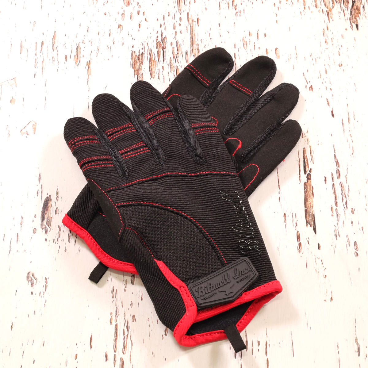 BIltwell ビルトウェル テキスタイルグローブ "Moto Gloves" 【ブラック/レッド】