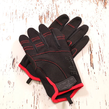BIltwell ビルトウェル テキスタイルグローブ "Moto Gloves" 【ブラック/レッド】