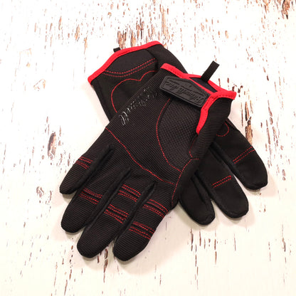 BIltwell ビルトウェル テキスタイルグローブ "Moto Gloves" 【ブラック/レッド】
