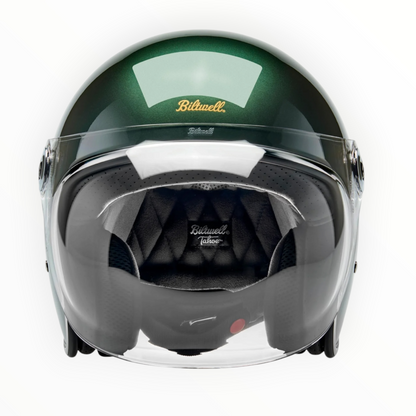 Biltwell ビルトウェル ”TAHOE" ジェットヘルメット Metallic Sierra Green【装飾品】