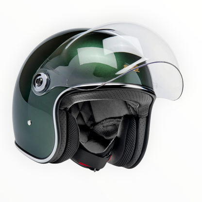Biltwell ビルトウェル ”TAHOE" ジェットヘルメット Metallic Sierra Green【装飾品】