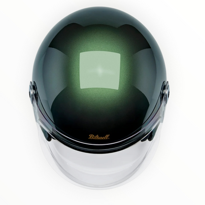 Biltwell ビルトウェル ”TAHOE" ジェットヘルメット Metallic Sierra Green【装飾品】