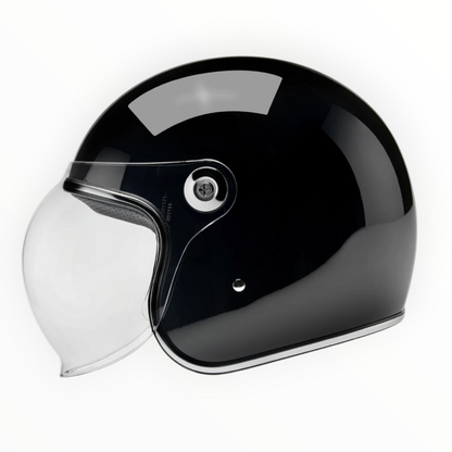 Biltwell ビルトウェル ”TAHOE" ジェットヘルメット Gloss Black【装飾品】