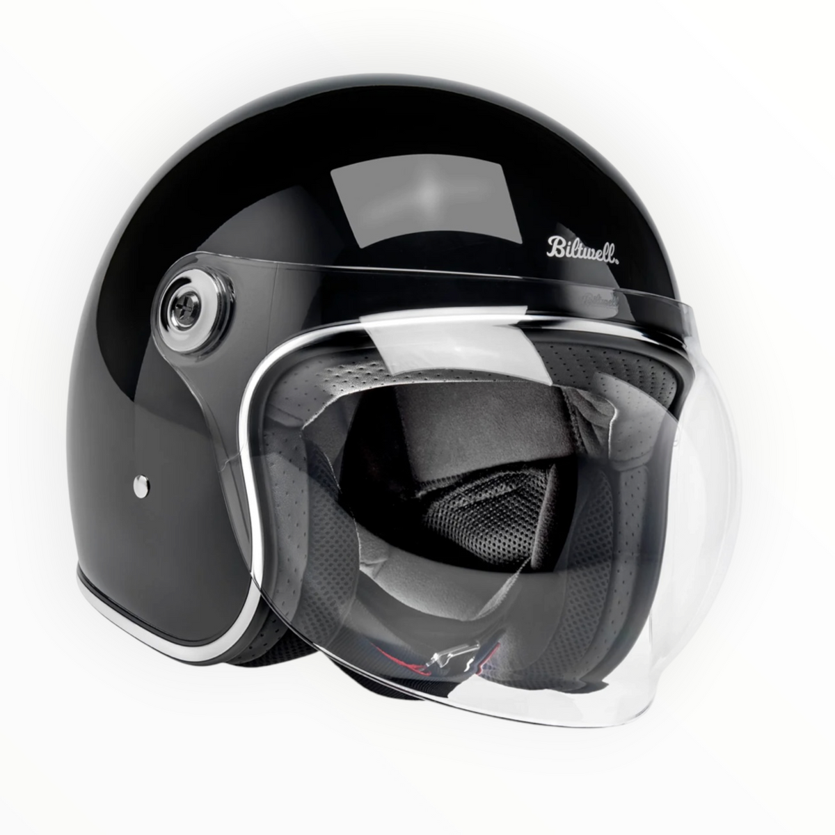 Biltwell ビルトウェル ”TAHOE" ジェットヘルメット Gloss Black【装飾品】