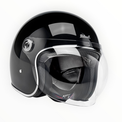 Biltwell ビルトウェル ”TAHOE" ジェットヘルメット Gloss Black【装飾品】