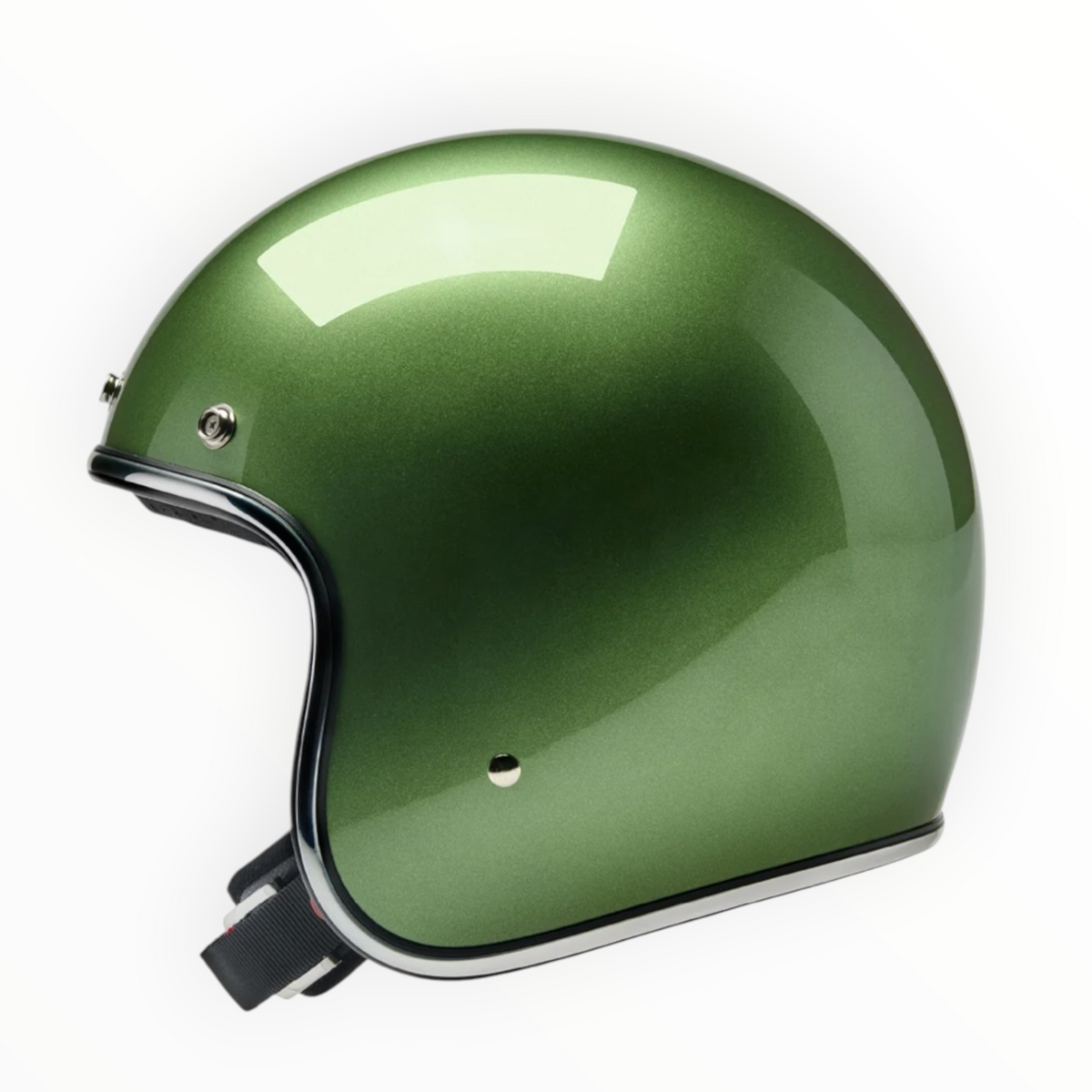 Biltwell ビルトウェル ”BONANZA" ジェットヘルメット  Metallic Irish Green【装飾品】