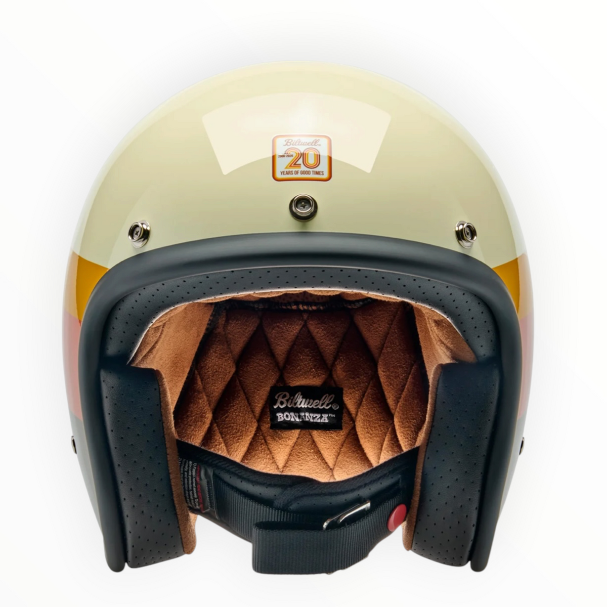 Biltwell ビルトウェル ”BONANZA" ジェットヘルメット   20th Anniversary【装飾品】