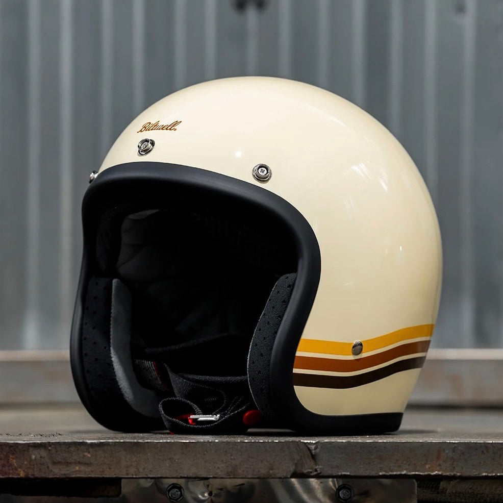 Biltwell ビルトウェル ”BONANZA" ジェットヘルメット Desert Spectrum【装飾品】