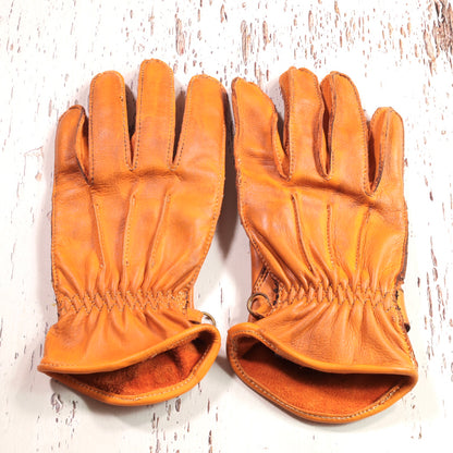 13 1/2（サーティー アンド ア ハーフ）レザーグローブ "Lowlander gloves"  【コニャック】