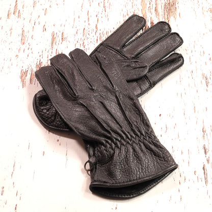 13 1/2（サーティー アンド ア ハーフ） レザーグローブ "Lowlander gloves"  【ブラック】