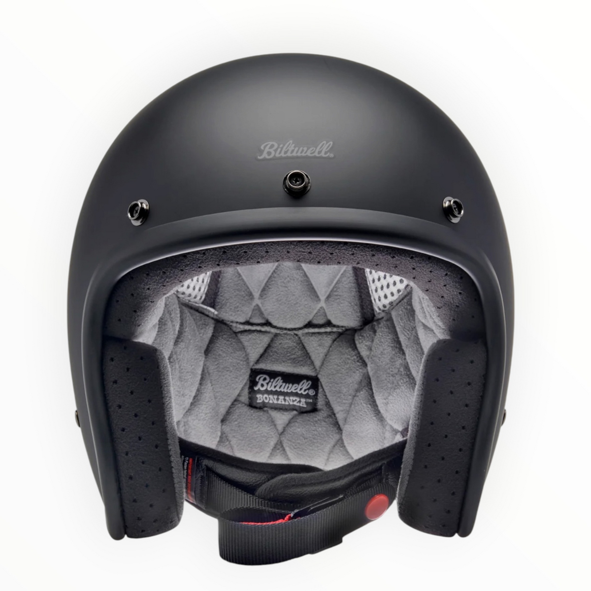 Biltwell ビルトウェル ”BONANZA" ジェットヘルメット  Flat Black【装飾品】