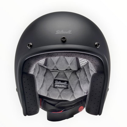 Biltwell ビルトウェル ”BONANZA" ジェットヘルメット  Flat Black【装飾品】
