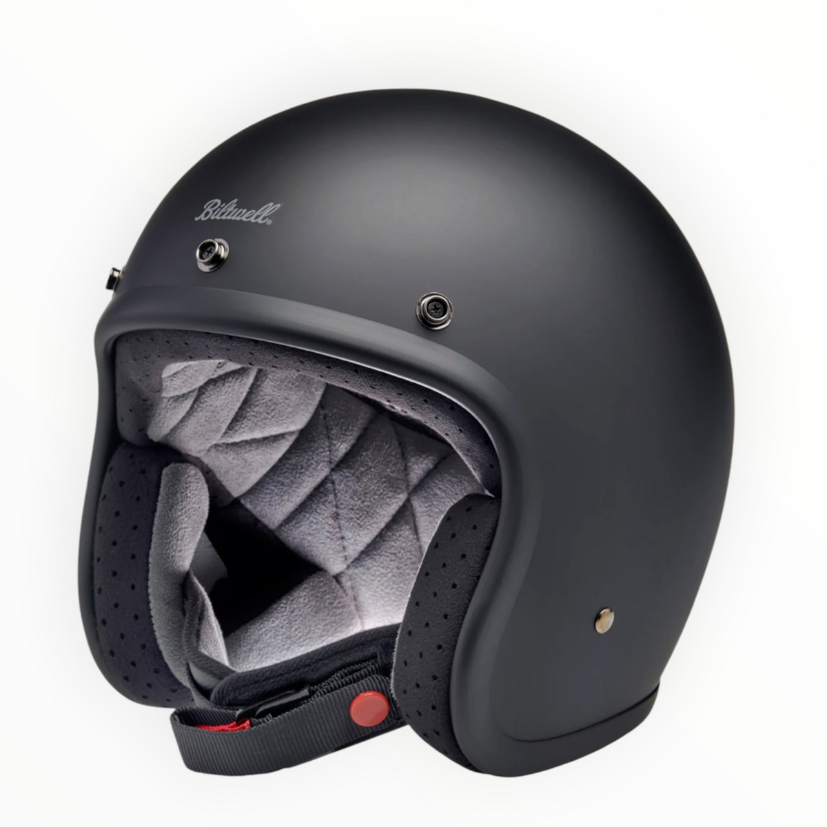 Biltwell ビルトウェル ”BONANZA" ジェットヘルメット  Flat Black【装飾品】