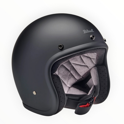 Biltwell ビルトウェル ”BONANZA" ジェットヘルメット  Flat Black【装飾品】