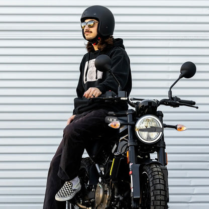 Biltwell ビルトウェル ”BONANZA" ジェットヘルメット  Flat Black【装飾品】
