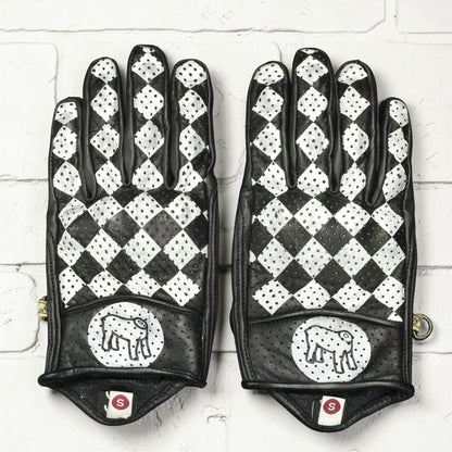 HOLYFREEDOM ホーリーフリーダム パンチングレザーグローブ "BULLIT GLOVES 2026" 【ホワイト/ブラック】